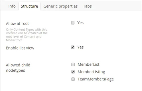 Structure for 'MemberList'